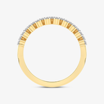 Złoty sygnet designerski z brylantami - Venetia Jewels - 14K złoto z brylantami