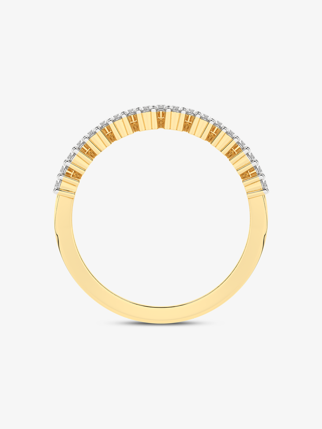 Złoty sygnet designerski z brylantami - Venetia Jewels - 14K złoto z brylantami