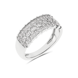 Gold designer signet ring with a diamond - Opportunity Zone