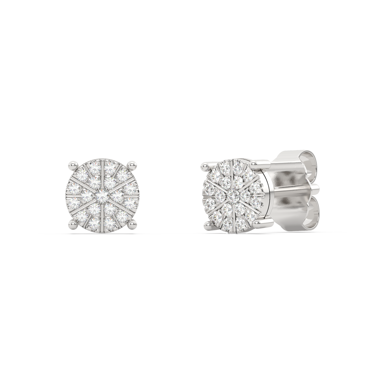 Diamond Star Earrings - Venetia Jewels