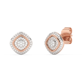 Ponadczasowe złote kolczyki z diamentami - Venetia Jewels