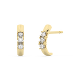 Eleganckie Kolczyki Sztyfty z Brylantami