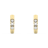 Eleganckie Kolczyki Sztyfty z Brylantami