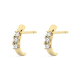 Eleganckie Kolczyki Sztyfty z Brylantami