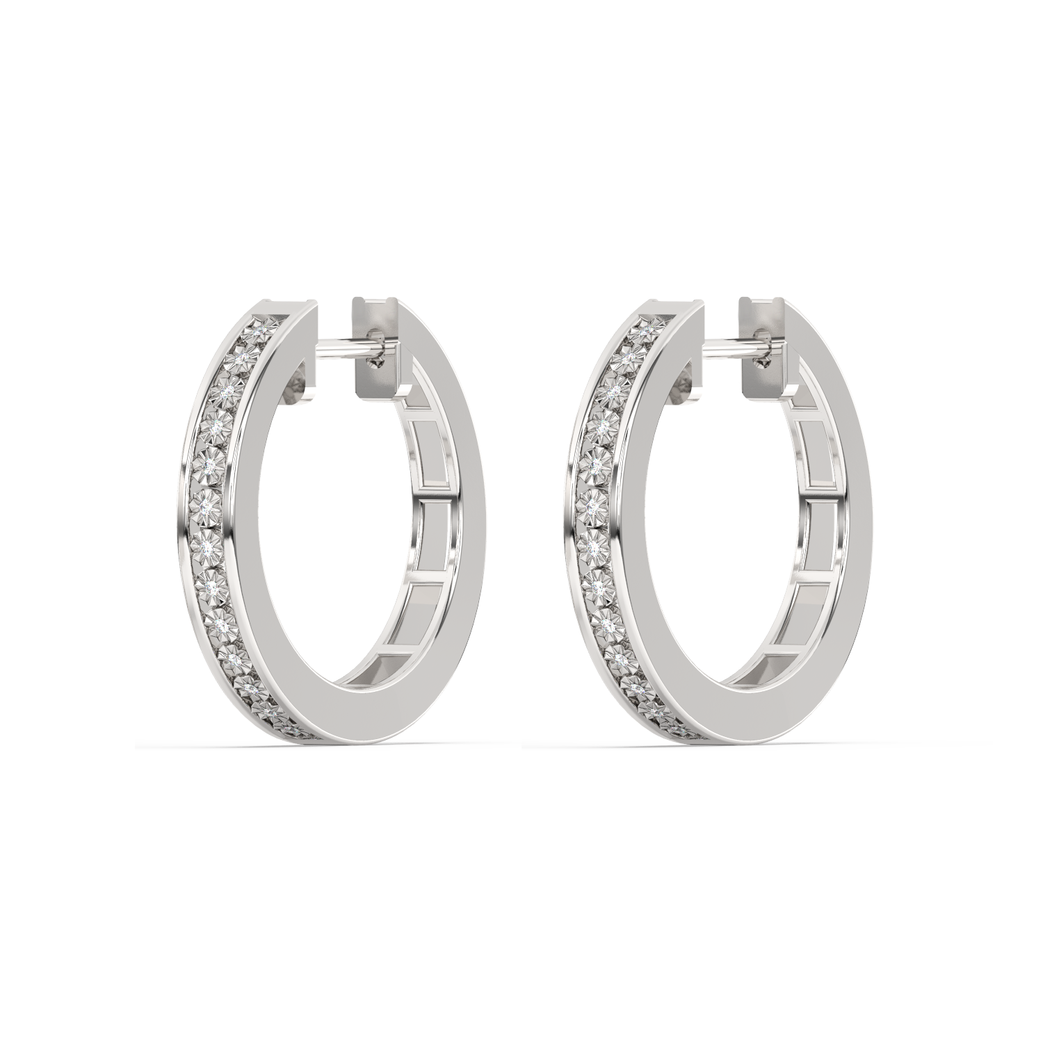 Złote kolczyki z angielskim zapięciem - Venetia Jewels