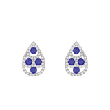 Teardrop Sapphire Earrings