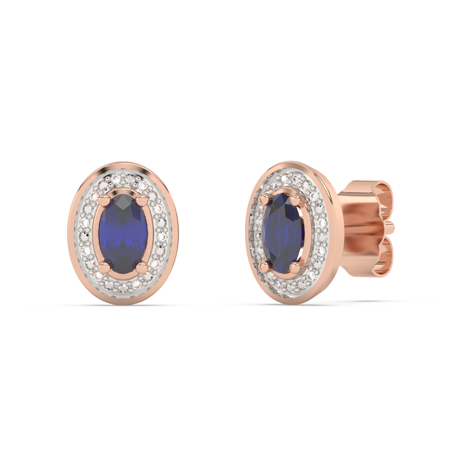 Sapphire Vintage Earrings