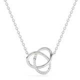 Naszyjnik z Potrójną Brylantowo-złotą Zawieszką