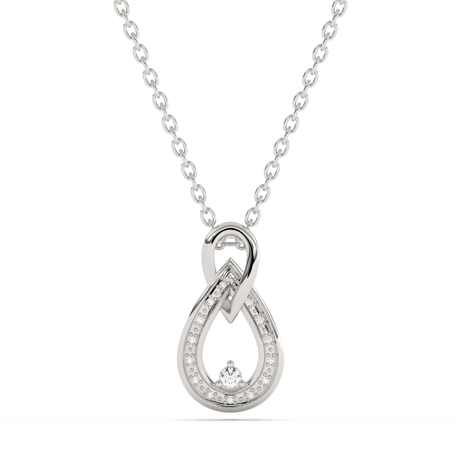Double Teardrop Pendant