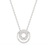 Classic Double Hoop Pendant