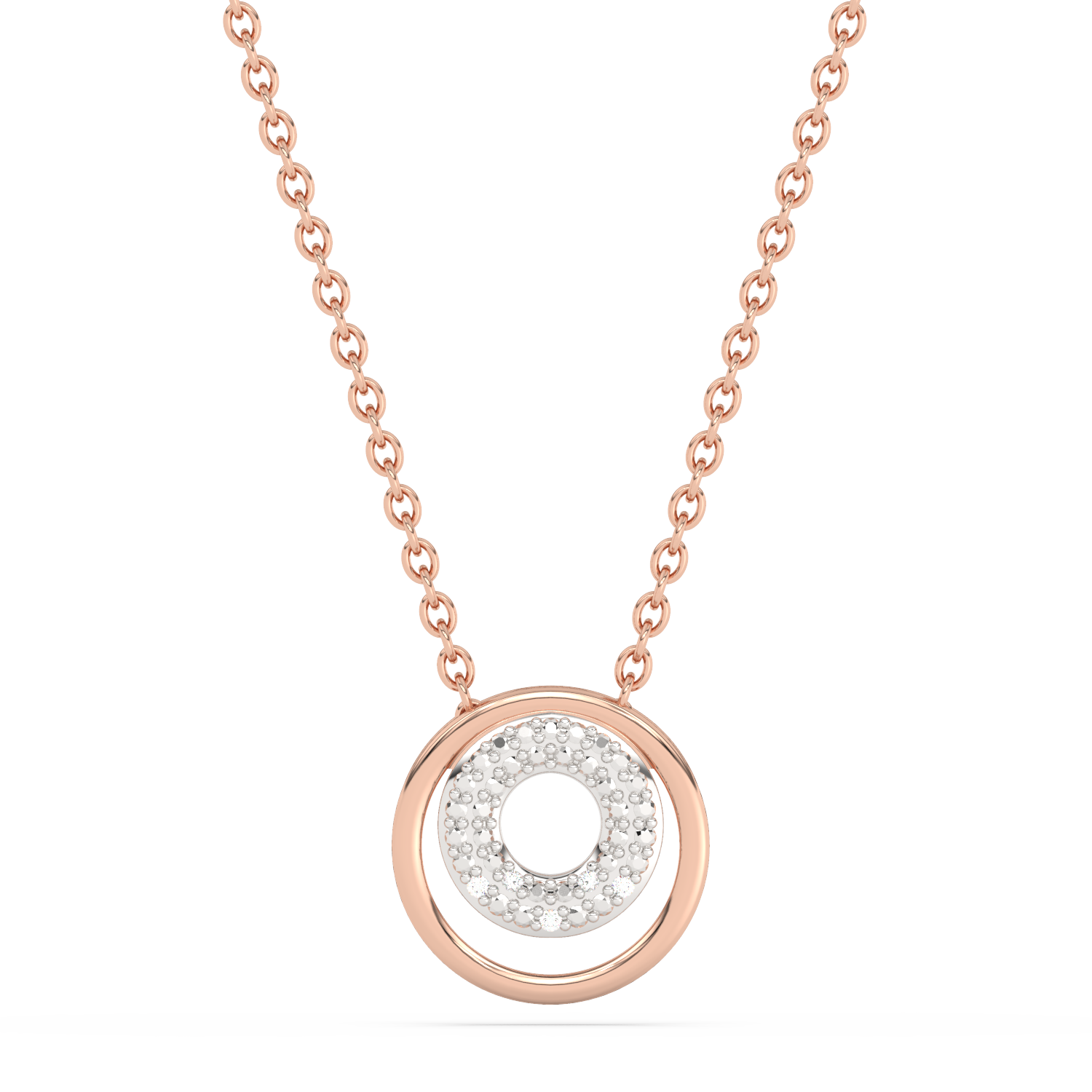 Classic Double Hoop Pendant