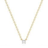 Necklace with Classic Diamond Pendant