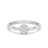 Expressive Diamond Ring