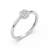 Expressive Diamond Ring