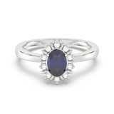 Ring with Blue Sapphire