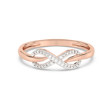 Brylantowy Pierścionek Infinity Ring