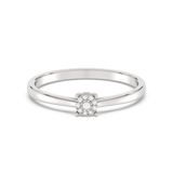 Classic Ring with Diamonds