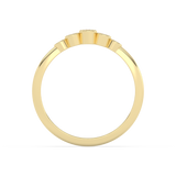Ring with Diamonds in Full Rim