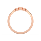 Ring with Diamonds in Full Rim
