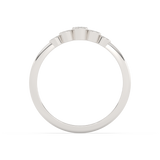 Ring with Diamonds in Full Rim