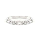Ring with Diamonds in Full Rim