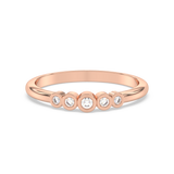 Ring with Diamonds in Full Rim