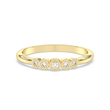 Ring with Diamonds in Full Rim