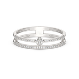 Ring with a Double Stripe