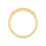 Ring with Diamonds with Eye Motif