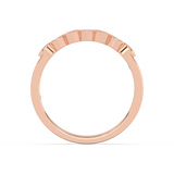 Ring with Diamonds with Eye Motif