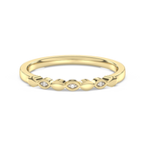Ring with Diamonds with Eye Motif