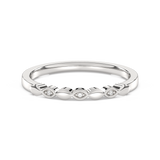 Ring with Diamonds with Eye Motif