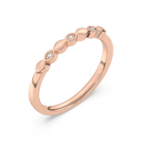 Ring with Diamonds with Eye Motif