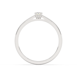 Klasyczny pierścionek z brylantem od Venetia Jewels, minimalistyczny design idealny na zaręczyny