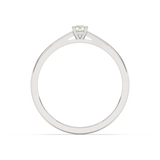 Klasyczny pierścionek z brylantem od Venetia Jewels, minimalistyczny design idealny na zaręczyny
