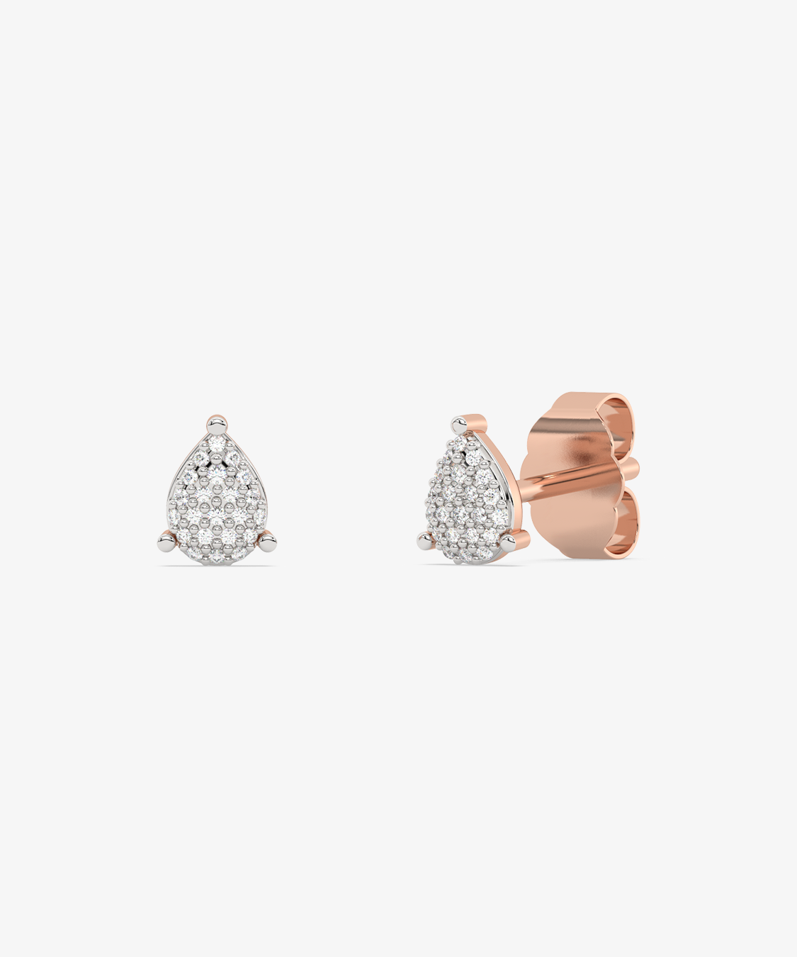 Kolczyki z brylantami 14k w kształcie kropli, eleganckie i stylowe, idealne na każdą okazję.
