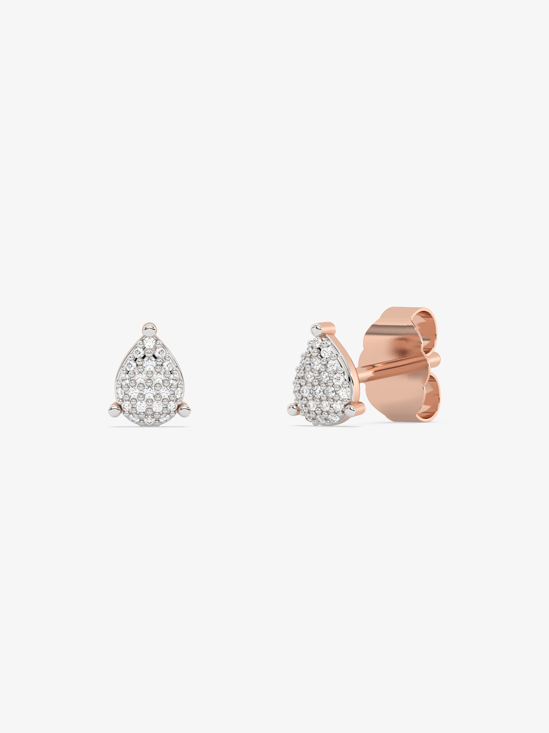 Kolczyki z brylantami 14k w kształcie kropli, eleganckie i stylowe, idealne na każdą okazję.