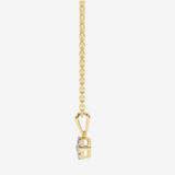 Wisiorek z brylantem 14k na złotym łańcuszku, elegancka biżuteria od Venetia Jewels