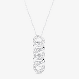 Wisiorek z ogniwami łańcucha złoto 14k zaprojektowany przez Venetia Jewels z eleganckim wzorem.