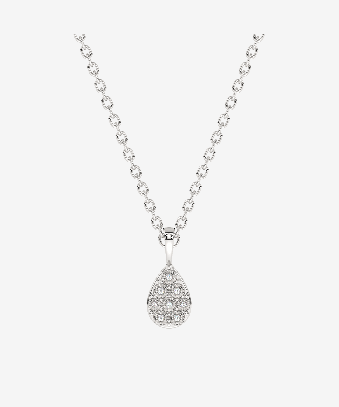 Naszyjnik Venetia Jewels z zawieszką łezka złoto, ozdobiony błyszczącymi kamieniami