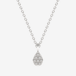 Naszyjnik Venetia Jewels z zawieszką łezka złoto, ozdobiony błyszczącymi kamieniami