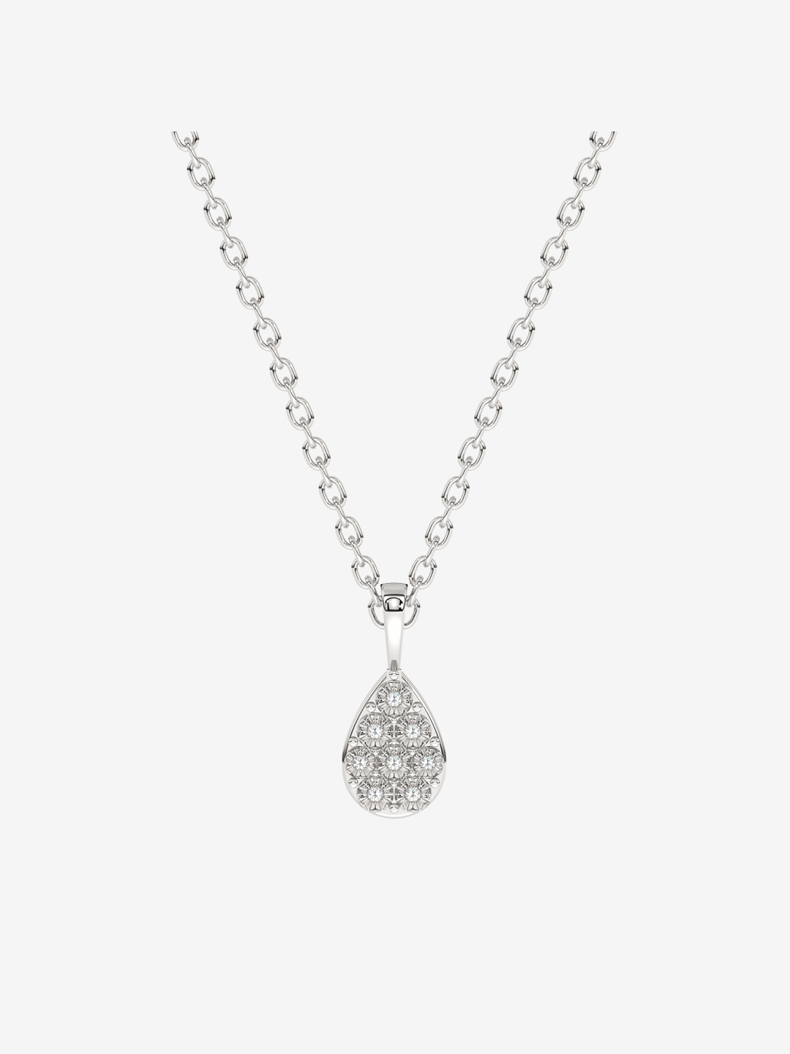 Naszyjnik Venetia Jewels z zawieszką łezka złoto, ozdobiony błyszczącymi kamieniami