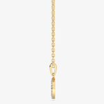Zawieszka z brylantami złoto 14k zawieszona na złotej łańcuszku, elegancka biżuteria od Venetia Jewels