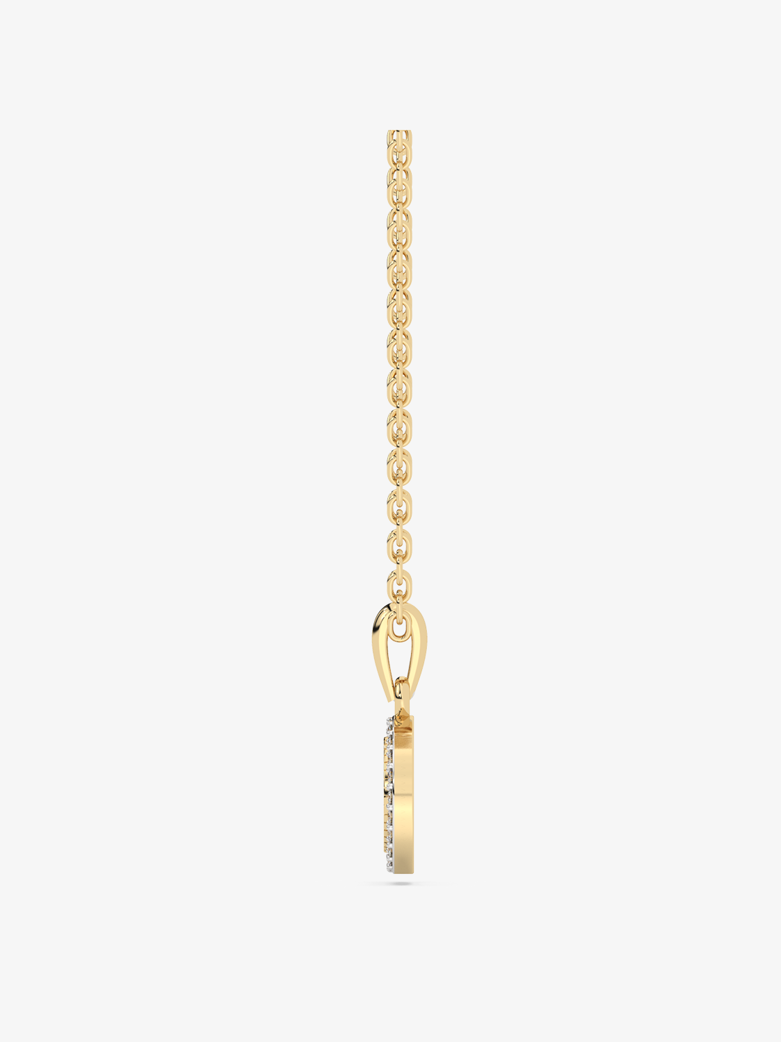 Zawieszka z brylantami złoto 14k zawieszona na złotej łańcuszku, elegancka biżuteria od Venetia Jewels