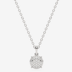 Srebrna naszyjnik z zawieszką z brylantem, efektowna biżuteria od Venetia Jewels