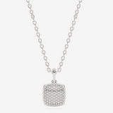 Zawieszka z brylantem złoto 585 na srebrnym łańcuszku, elegancka biżuteria od Venetia Jewels