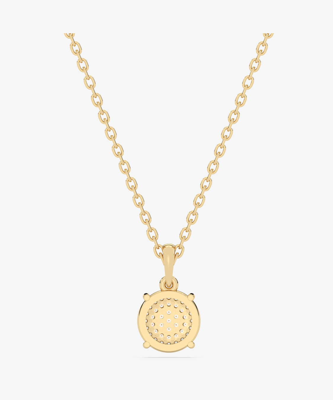 Złota zawieszka z brylantem w eleganckim wzorze na łańcuszku od Venetia Jewels