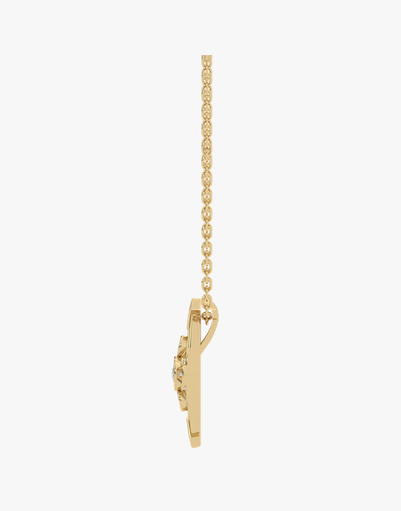 VBP-8078-SPL złota zawieszka z brylantami w eleganckim designie, idealna na specjalne okazje