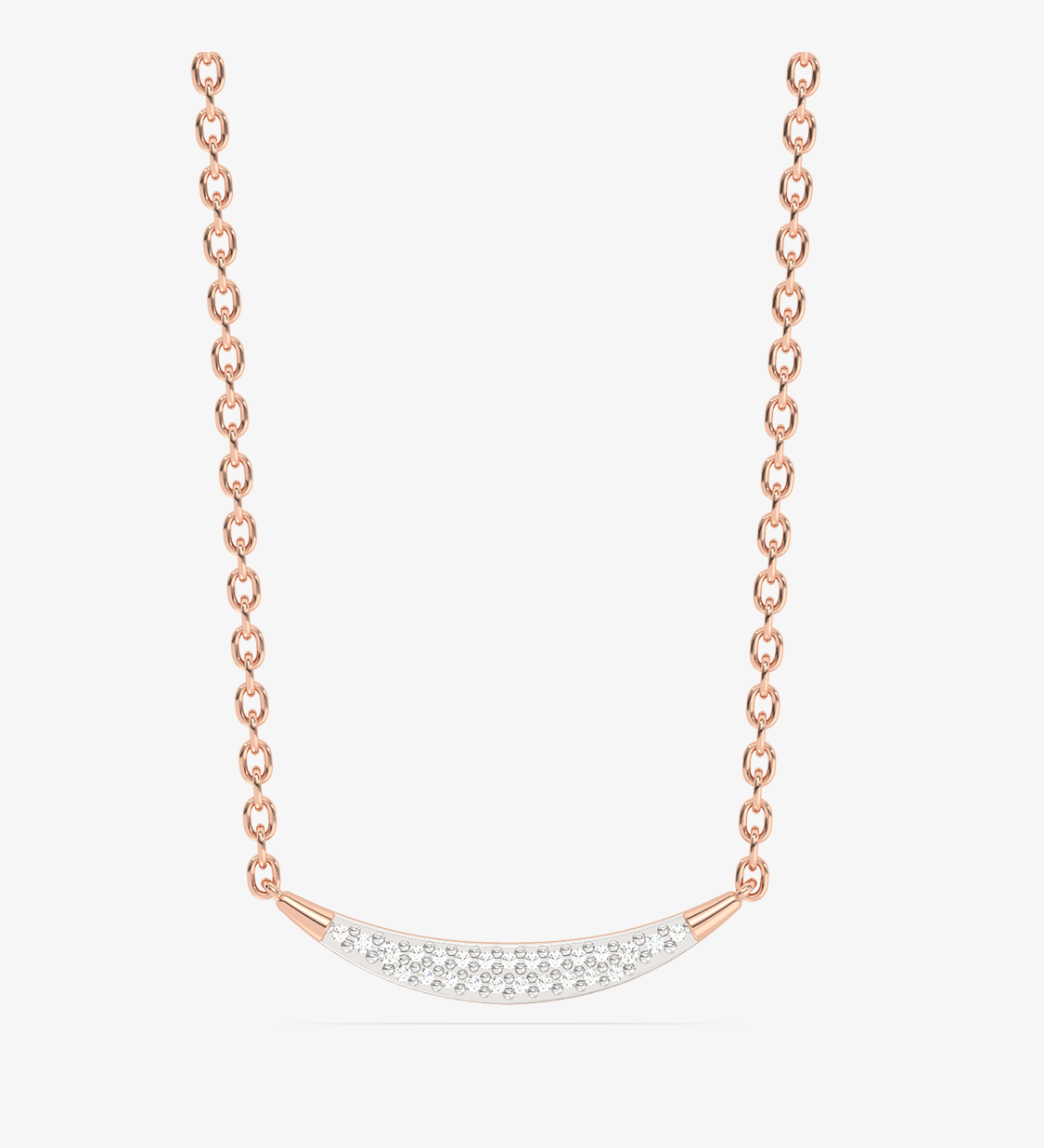 Złoty naszyjnik z brylantami od Venetia Jewels z eleganckim, delikatnym wzorem