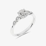 Złoty pierścionek z brylantami od Venetia Jewels, elegancki design z diamentowym blaskiem